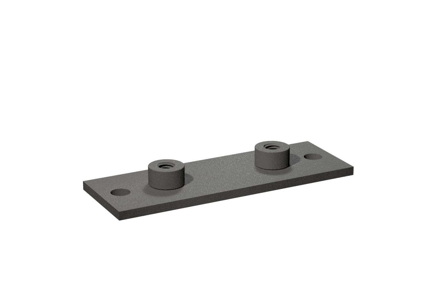 Produktbild von Elecbee SMA Buchse Gerade – 2-Loch-Flansch, 50 Ohm, 0–6 GHz, Für PCB & Halterung