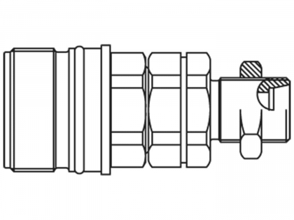 Parker Schraubkupplung Muffe Schott nach ISO 14541
QHPA54-E6X4-C
BG 3 - 12L Schott