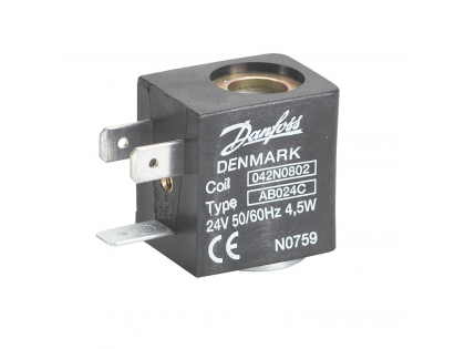 Danfoss Magnetspule
mit AMP-Anschluß
042N0802
